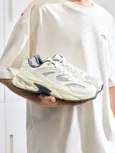 レトロデザインの厚底ランニングシューズ【男士・夏用・クッション性・耐摩耗】