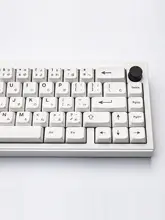 MDA 高度なミニマリスト ホワイト 日本語 ATK PBT68 ホットサブリメーション キーボードキーキャップ