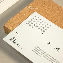 レトロな少女風デザインのバースデーカード【封筒付き・多用途・オリジナルデザイン】