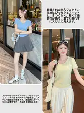 高級感あるグレーのレディースTシャツ【夏用・フィット・シンプル・ショートスリーブ・ラウンドネック】