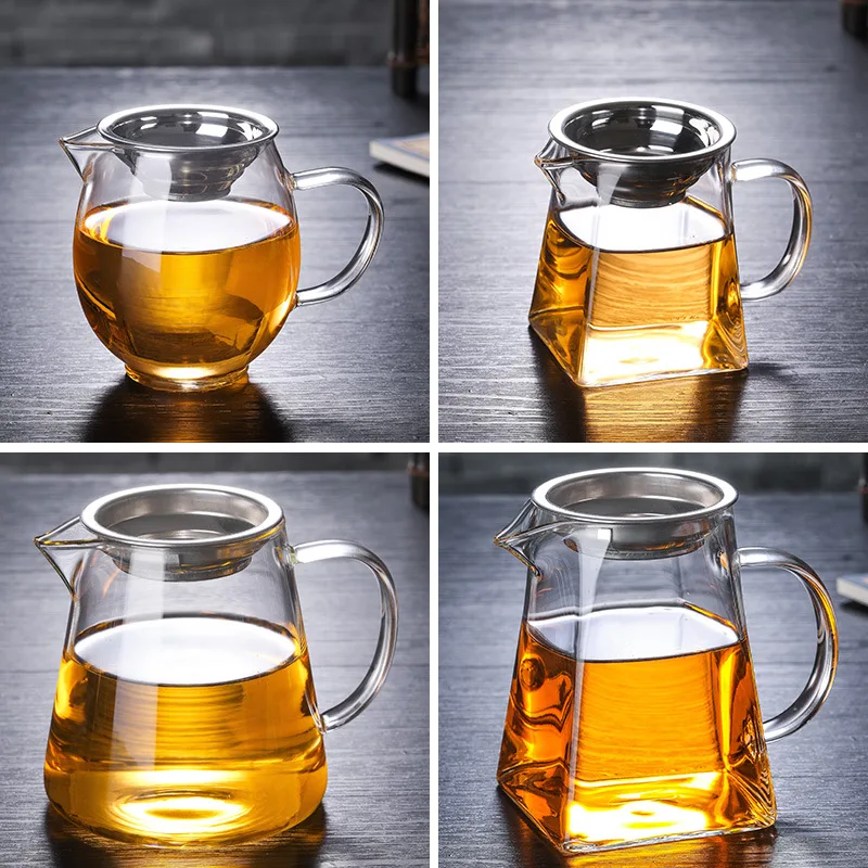 インテリアグッズ比較レビュー：透明ガラス製小青柑茶壺とステンレスティーフィルターの比較