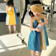 夏用女児ワンピース【サマースタイル・薄手・ストラップタイプ】