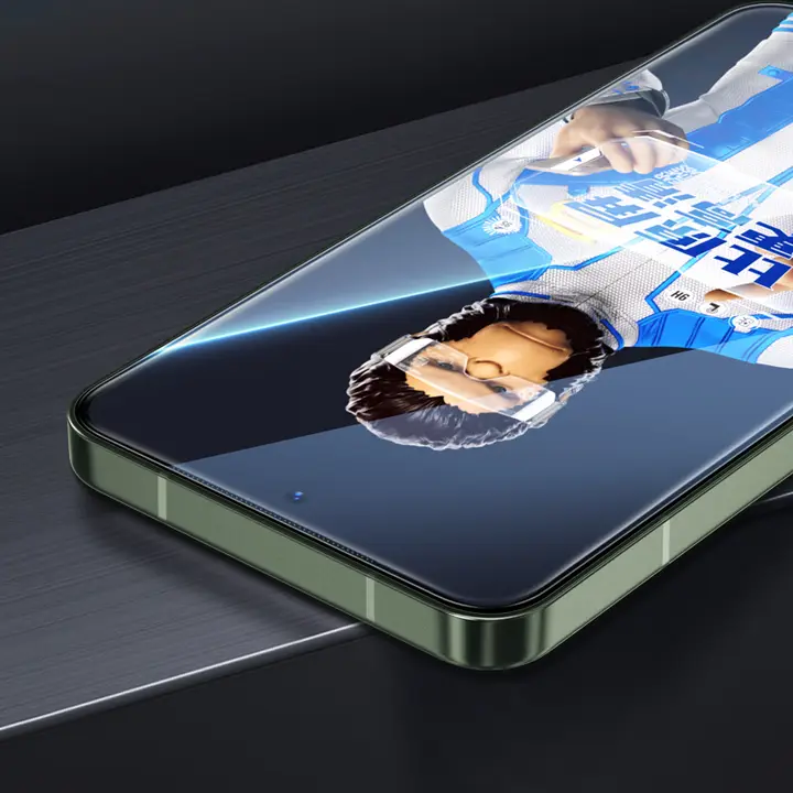 BLUEO Xiaomi用 強化ガラスフィルム【全画面対応・防指紋・耐衝撃・反射軽減】