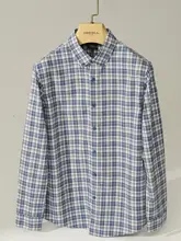 春用 メンズ チェック柄シャツ【コットン・起毛加工・カ ジュアル】