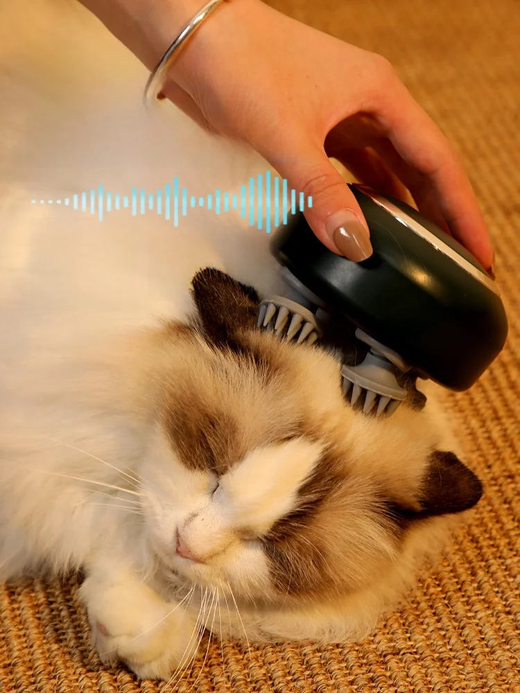 猫用自動マッサージ器：頭部マッサージでストレス軽減と血流改善を実現