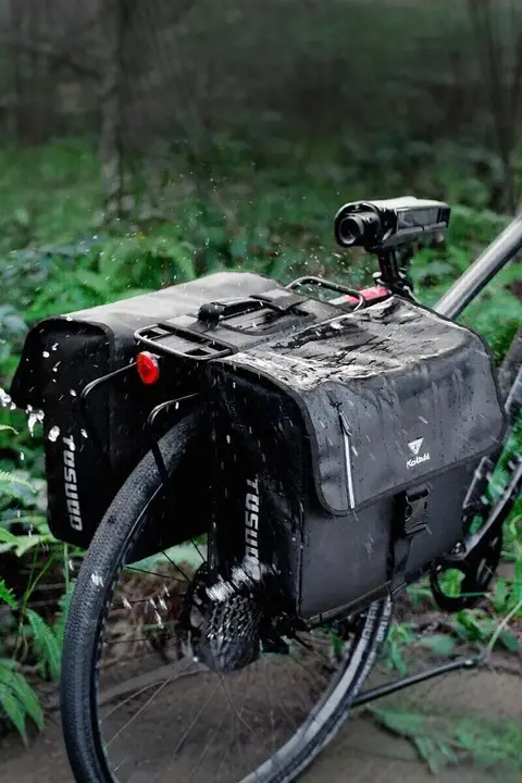 大容量自転車用防水リアバッグ【エクストラポータブル・マウンテンバイク用】