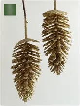 北欧風クリスマス飾り！リアルな金色の特大松ぼっくり【DIYクリスマスツリー用】