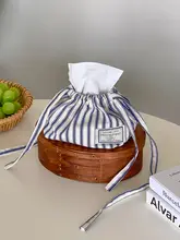 ティッシュバッグ 家庭用 ヴィンテージクリエイティブ 全棉 シンプルストライプ