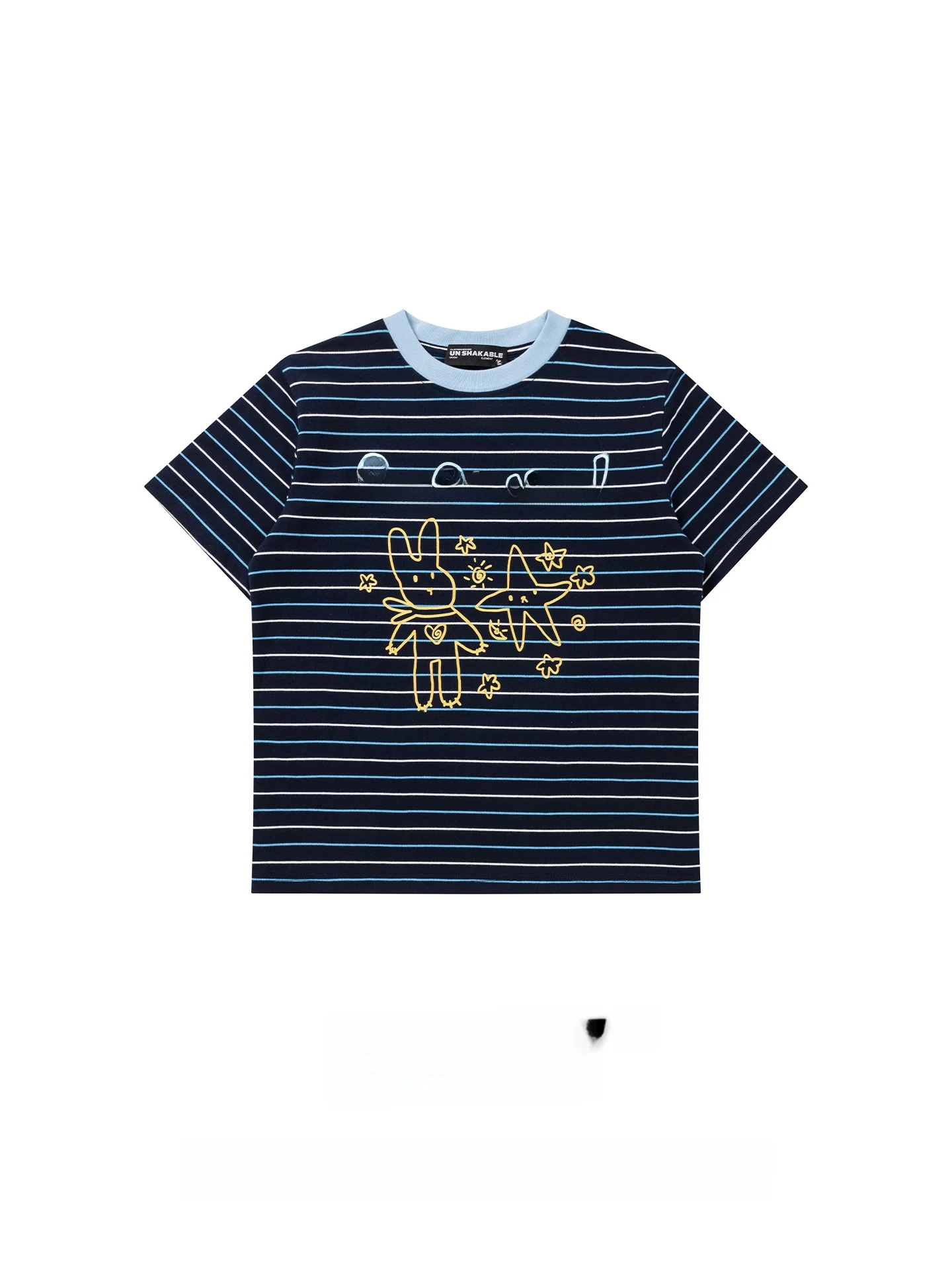 美式復古ストライプうさぎデザインTシャツ：5000円級のカジュアルアイテムは値段が安い理由と実用性