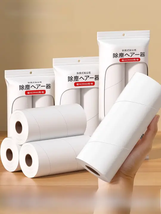 衣類用ローラークリーナー替え巻紙【強力粘着・はがせる仕様】
