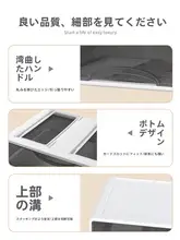 防塵性の厚手デスク収納ボックス【A4用紙・文房具・収納引き出し付き・リモコン置き】