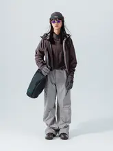 防風防水のサイドジッパー付きハードシェル登山パンツ【透湿性・冬用】