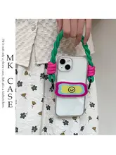 ウインクスマイリー携帯電話バッククリップストラップ