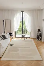 防水抗汚地毯【リビング用・軽やかな高級感・クリーム色・洗浄可能】
