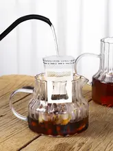 コーヒーポット 家庭用 コールドブリューグラスフィルター 耐熱