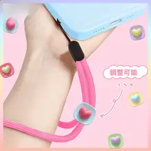 調節可能なショートストラップ 携帯ケース リストバンド