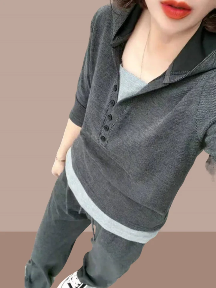 レディース カジュアルな雰囲気のコーディネート【長袖トップス・パンツ・セットアップ対応】