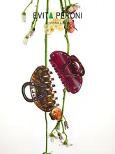 パール付きヘアクリップ【女性用・髪型アップ用】