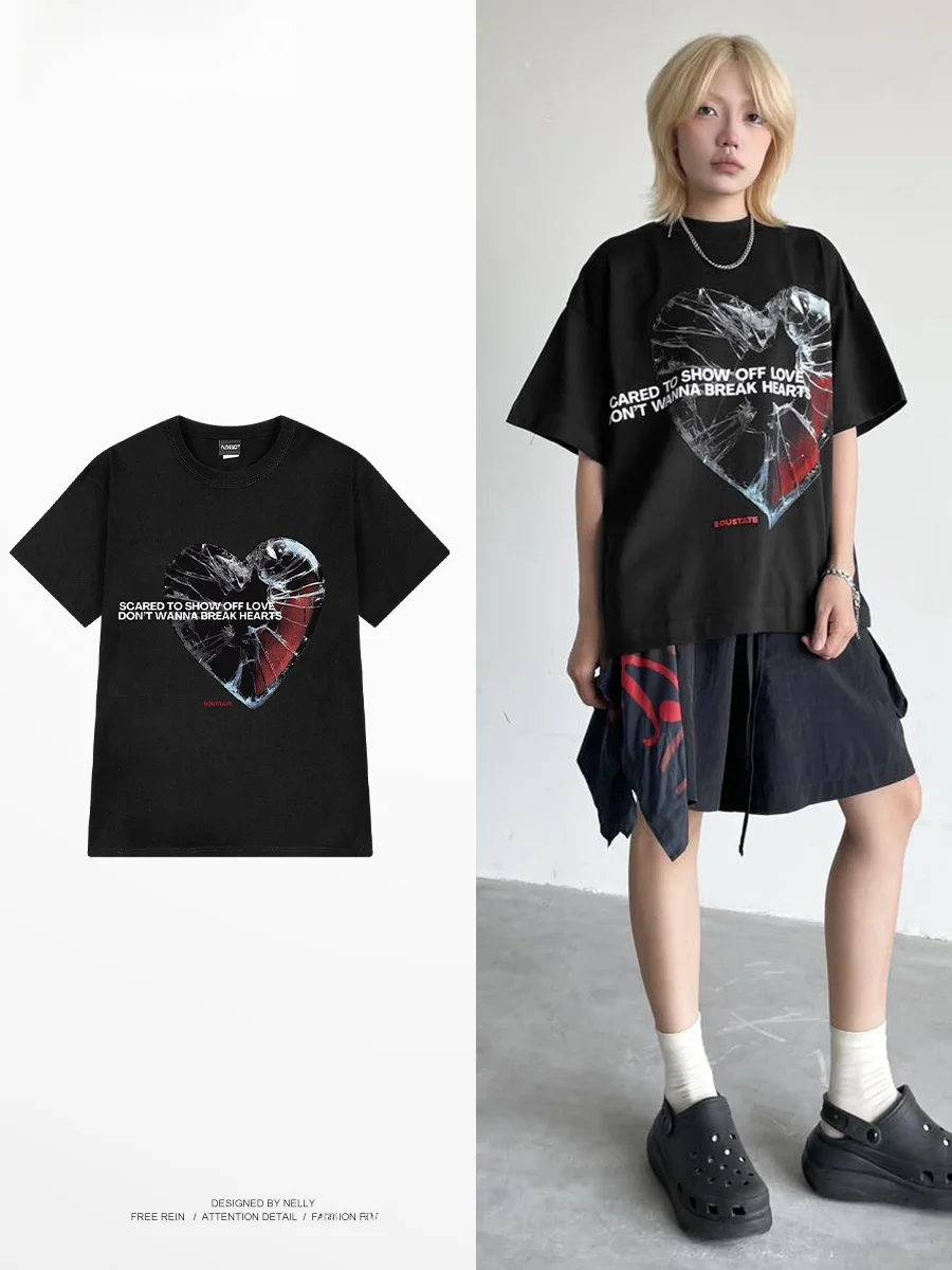 夏のトレンド！ユニセックス Tシャツ：ハートプリント・ルーズフィッ  ト・柔らかな生地の選び方と価格帯比較