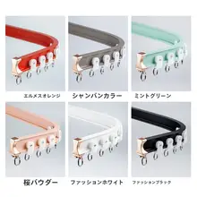 厚手の曲線U型カーテンレール【アルミ合金製・単軌／双軌対応】