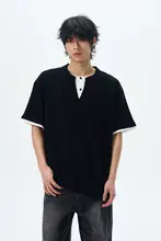 アメリカンレトロ風 半袖Tシャツ【カジュアル・クールデザイン】（セットアップ対応）