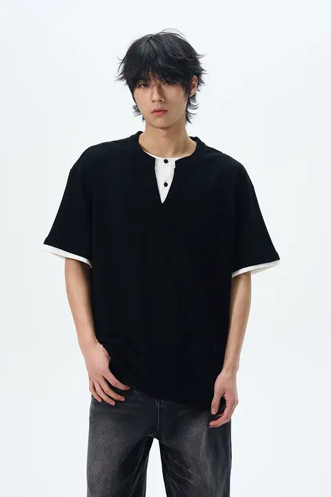 アメリカンレトロ風 半袖Tシャツ【カジュアル・クールデザイン】（セットアップ対応）
