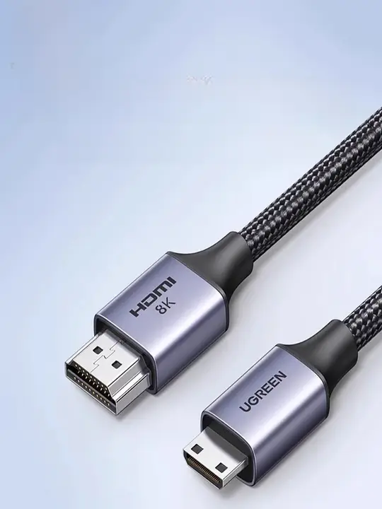 Mini HDMIからHDMI変換ケーブル【高解像度対応・デジタルカメラ用】