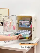 デスク用ビーズ収納ボックス【引き出し式・防塵デザイン・便利な整理整頓】