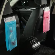 車載用ゴミ袋【貼り付け式・折りたたみ可能・後部座席取り付け】