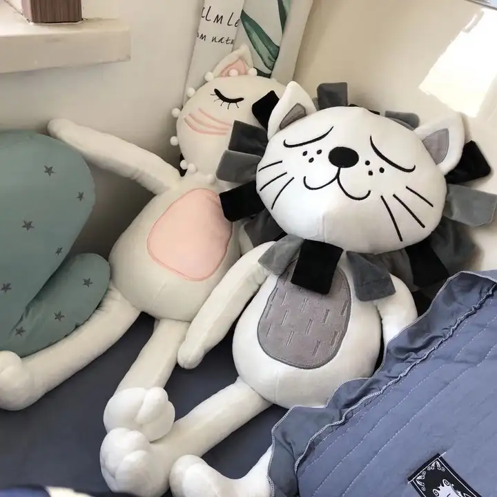 ぬいぐるみ クッション キッズ ボーイズ ガールズ ライオン 猫 北欧風 癒やし 子供部屋 インテリア 撮影 インスタ映え