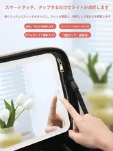 LEDライト付き化粧ポーチ【大容量・メイクアップアーティスト用・収納ボックス】