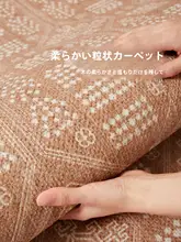 ベッドサイドラグ ヴィンテージ 長方形 洗える お手入れ簡単 赤 リビング 寝室 家庭用