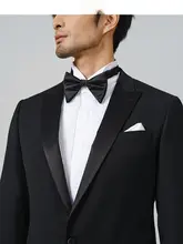 上質な絹とウール使用の メンズフォーマルスーツ【結婚式向け・クラシックデザイン】（セットアップ対応）
