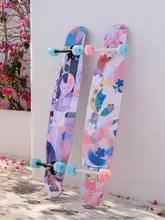 Locus ロングボード夢月シリーズ プロフェッショナルスケートボード【初心者向け・大人用・フラットデザイン】