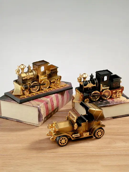 レトロなオープンカーおもちゃ【子供向け・誕生日プレゼント・ミュージックボックス】
