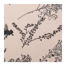 秋冬用 厚手ウールコート【女王蜂刺繍・植物モチーフ・レトロスタイル】