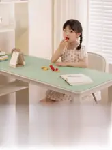 デスクマット 学習机用 シリコン素材 目に優しい 勉強 書き物 机保護 防水 汚れ防止 キッズ 男の子 女の子