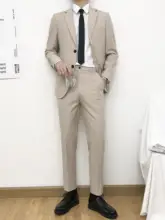ビジネスカジュアルスーツ【ノンアイロン・スリムフィット・結婚式用】（セットアップ対応）