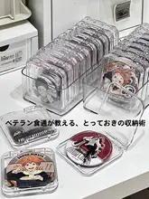 透明方形アクリル製コレクションボックス【蓋付き・周辺キャラクター用】
