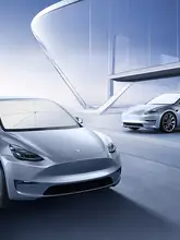 サンシェード テスラModel Y/3/S/X 用 車載 防止 日焼け 断熱 フロントウィンドウ
