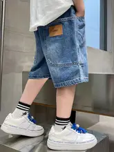 子供用 男の子デニムショートパンツ【夏用・薄手・カジュアルデザイン】（セットアップ対応）