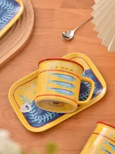 デザイン性の高い陶器製サーディンコーヒーカップ【個性的で魅力的】