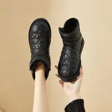 防水性が高いレディースショートブーツ【極上の柔らかさ・シンプルデザイン・快適】（セットアップ対応）