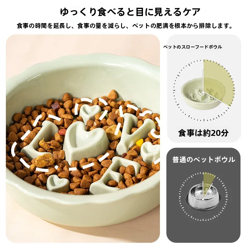 陶器製ペット用スローフードボウル：大型犬の飼いやすさを支える食事管理の基盤