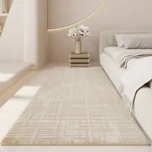 寝室用カーペット 使用シーン 部屋のアクセサリー 厚手のショートパイルタイプ 洗濯機対応