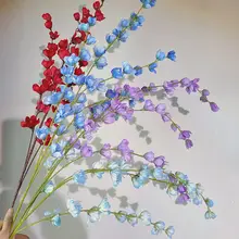 華やかな色合いのフェイクフラワー【多頭デザイン・春夏用・長杆】