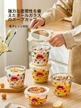 耐熱ガラス製スープボウル【食品グレード・密閉保存・電子レンジ対応】