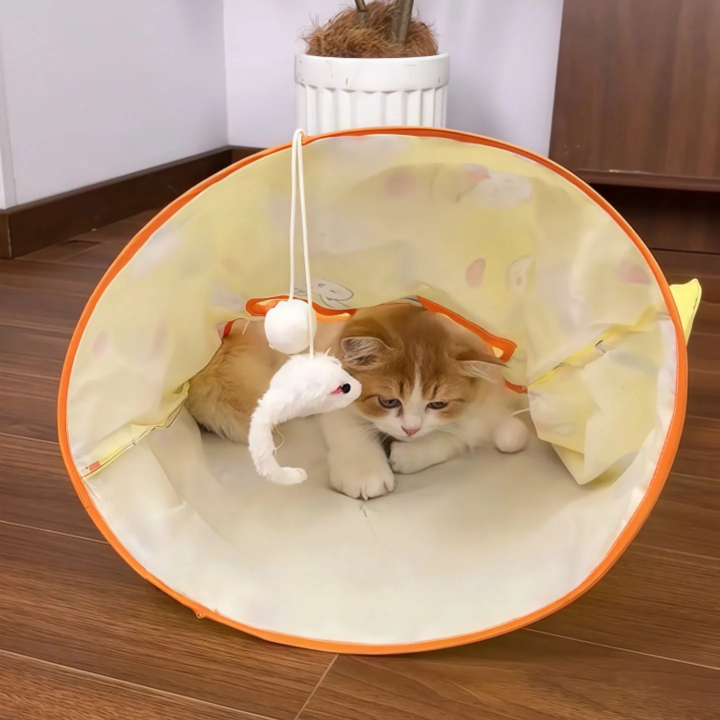猫トンネル手作り：ダイヤモンド袋タイプの自宅用遊び道具の実用性と設計原理