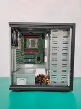 タワー型ワークステーションサーバーケース【多光ドライブ用・ATXマザーボード対応・NAS用・複数HDD搭載可】