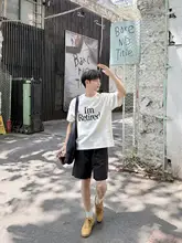 黒の薄手速乾五分丈パンツ【夏用・メンズ・フィット・アウトドア】